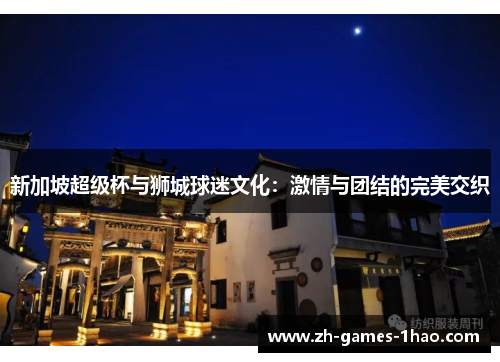 新加坡超级杯与狮城球迷文化:激情与团结的完美交织 新加坡超级杯与狮城球迷文化:激情与团结的完美交织